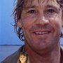 He's still the Sunshine Coast's best known face Steve Irwin, watching over his daughter Bindi.