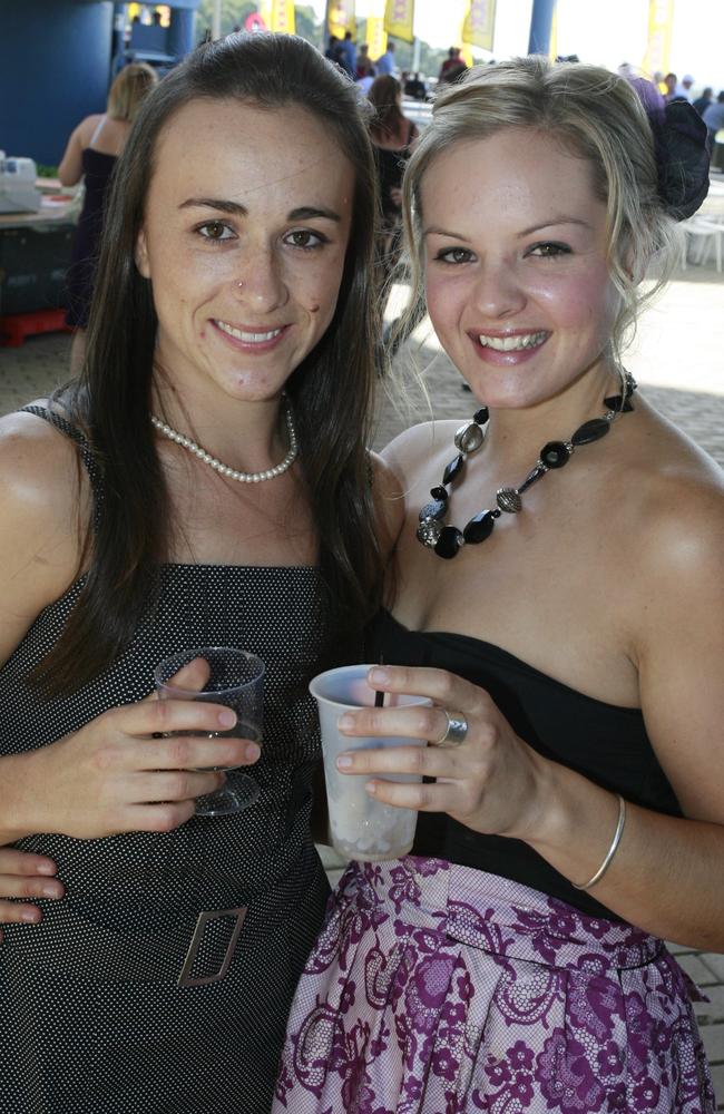 Gena Williams and Regan Taylor in 2009. Picture: Barry Leddicoat