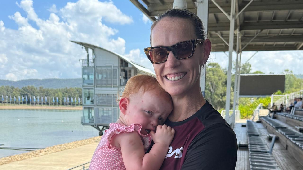 Alyce Wood and her toddler Florence. Picture: Supplied