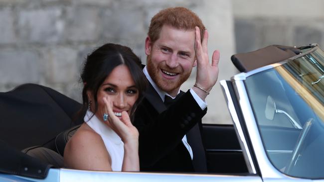 The Duke and Duchess of Woke have complained they’re not “safe” from a wicked media. Picture: Getty Images