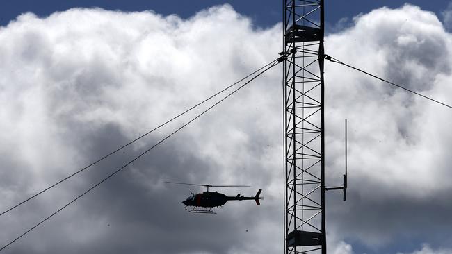 A wind monitoring station for the proposed wind farm at Robbins Island. Picture: CHRIS KIDD