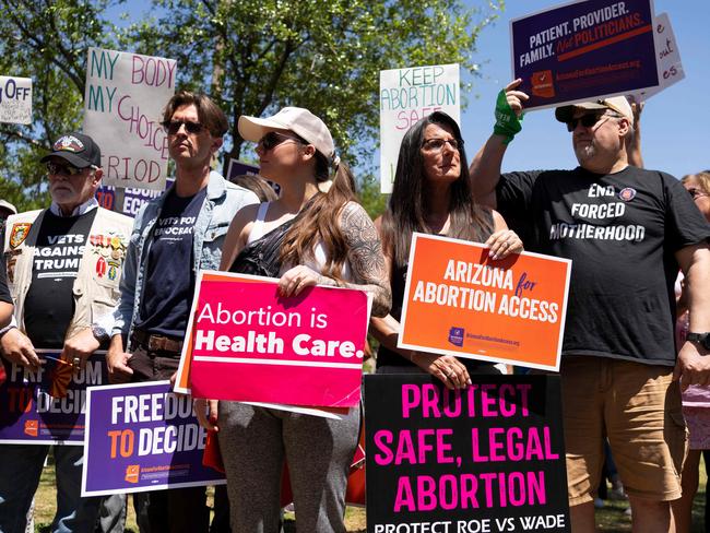 Members of Arizona for Abortion Access, pictured in April 2024. Picture: Rebecca Noble/Getty Images/AFP