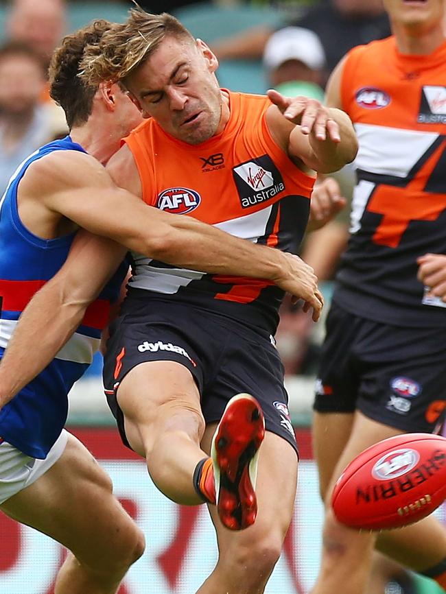 Stephen Coniglio in action for GWS.