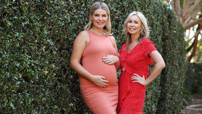 My Kitchen Rules Sydney sisters, Jess Alvial (left) and Emma Byron left the show on Sunday night. Picture: David Swift