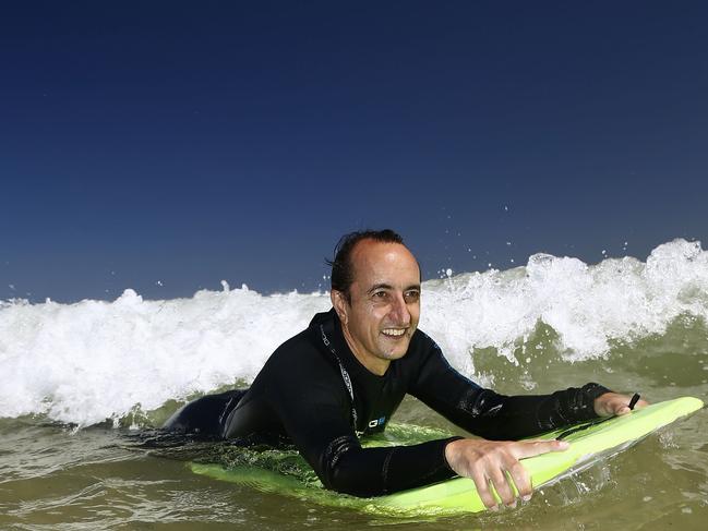 Wentworth MP Dave Sharma at Bondi Beach. Picture: John Appleyard