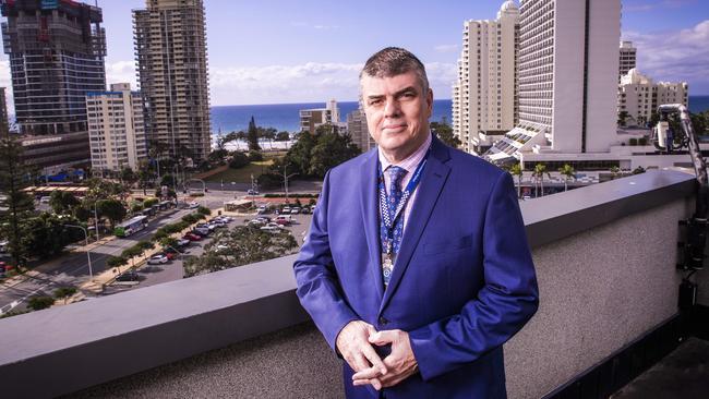 Detective Superintendent Brendan Smith talks bikies and the ‘code of silence’. Picture: Nigel Hallett