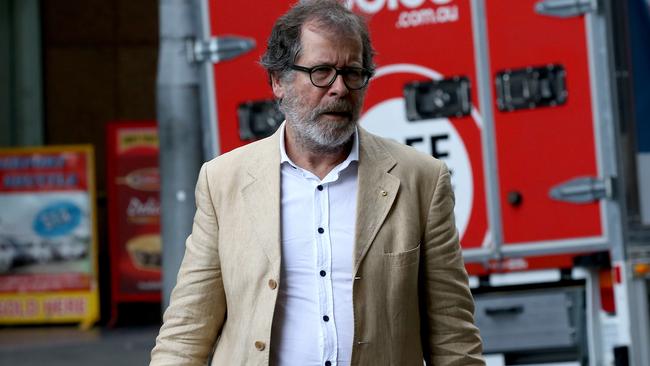 Theatre director Neil Armfield arrives at court. Picture: Toby Zerna