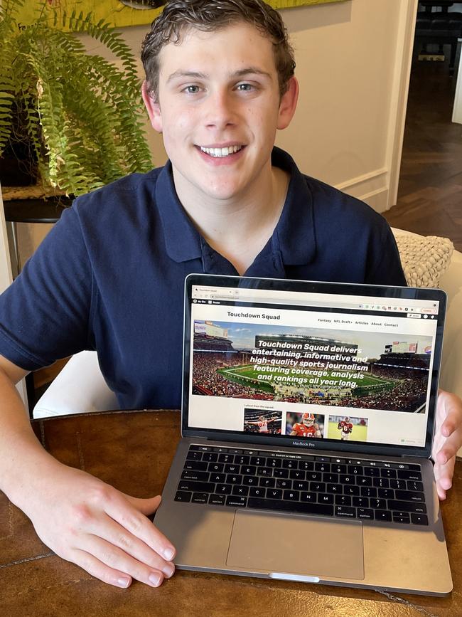 Benji Klotz 17 is an NFL enthusiast who has started his own sports new site.