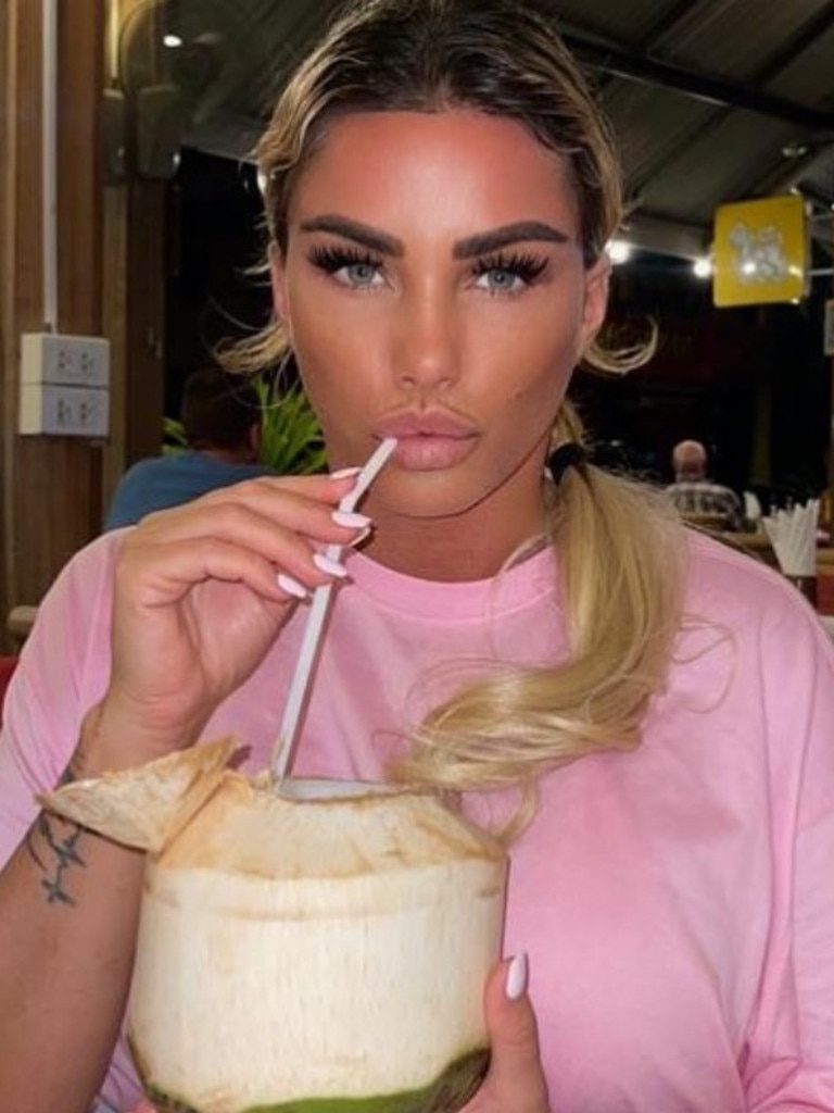 It is believed she has 13 tattoos now. Picture: Instagram / @katieprice