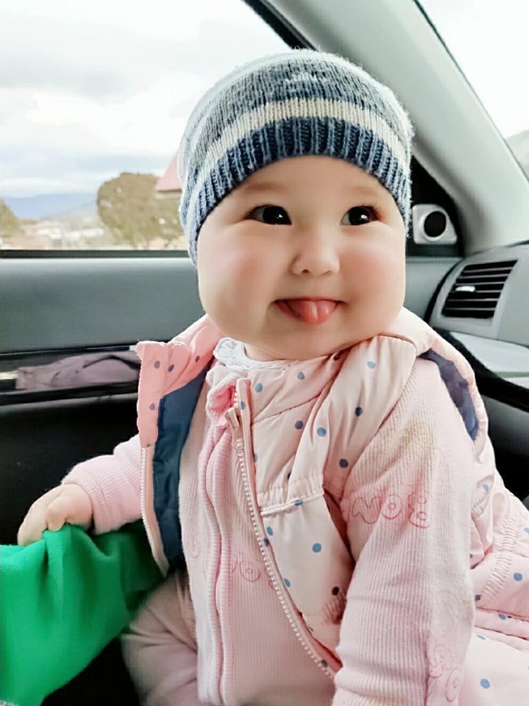 28/07/2019 - Luna Li pokes her tongue out when she watches people eating Picture: Malcolm Scriber