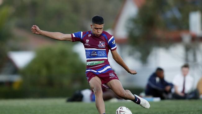 Wavell SHS’s Kallum Weatherall-Stacey will be the fastest player on the field in the Langer Reserves.