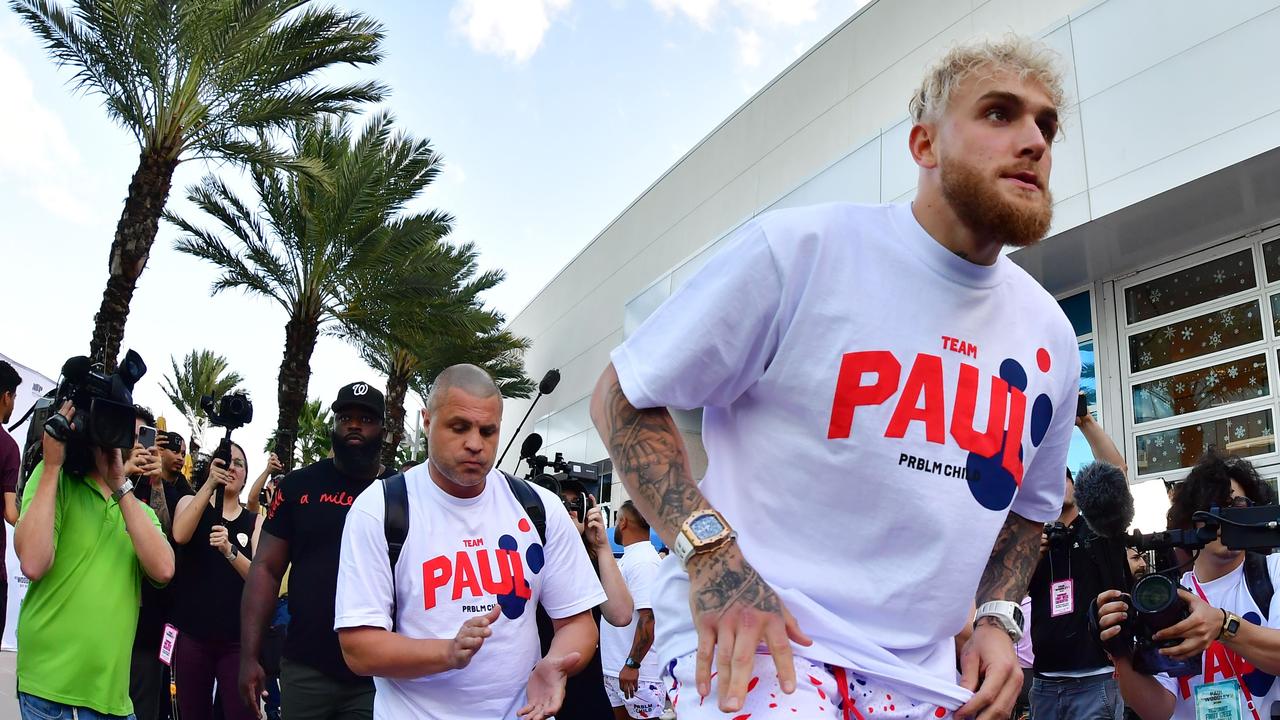 Jake Paul is ready to topple the former UFC champion again. Julio Aguilar/Getty Images/AFP