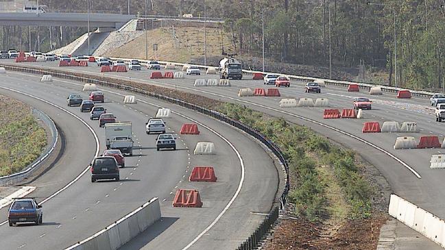 The M1 near completion in 2000.