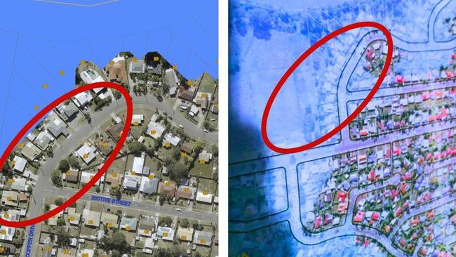 Bethania before the new overlay and after the overlay. Picture: Contributed