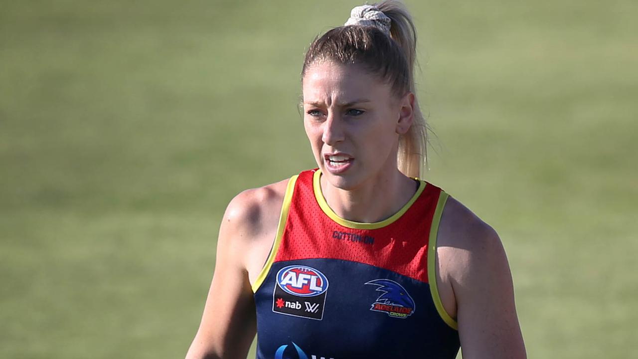 Deni Varnhagen is the only Adelaide AFLW player to not be at least partially vaccinated. Picture: Dean Martin