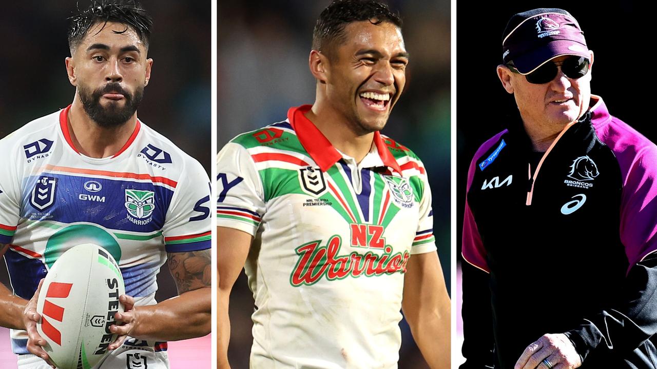 Shaun Johnson, Te Maire Martin and Kevin Walters