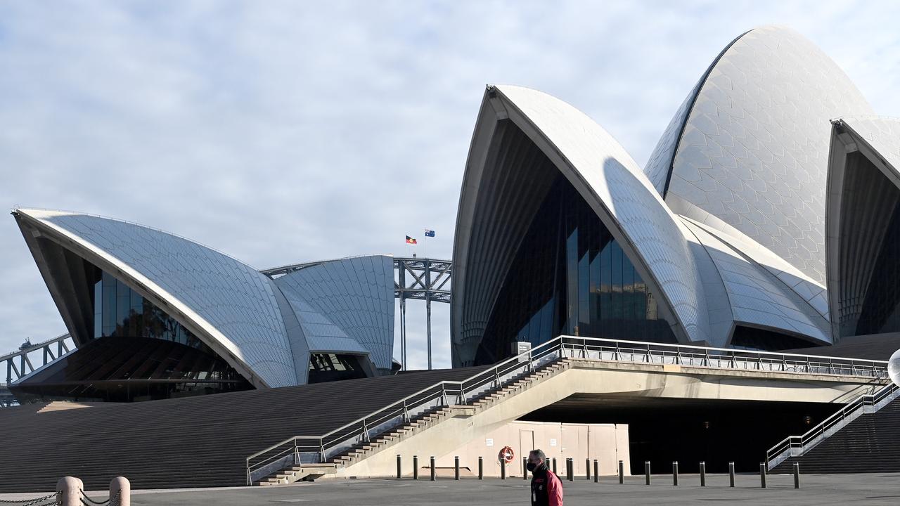 The Opera House is one organisation heavily reliant on performances and tourism. Picture: NCA NewsWire / Jeremy Piper