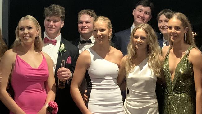 Night to remember: Year 12 students at St Joseph’s College Gregory Terrace held their formal dinner at City Hall.