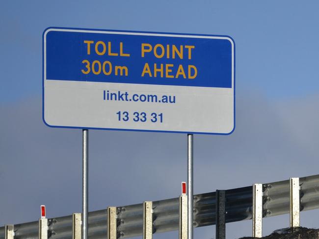 A toll point and signs for toll payment provider Linkt can be seen on the under construction Toowoomba Second Range Crossing viewed from Goombungee Rd, Sunday, June 9, 2019.