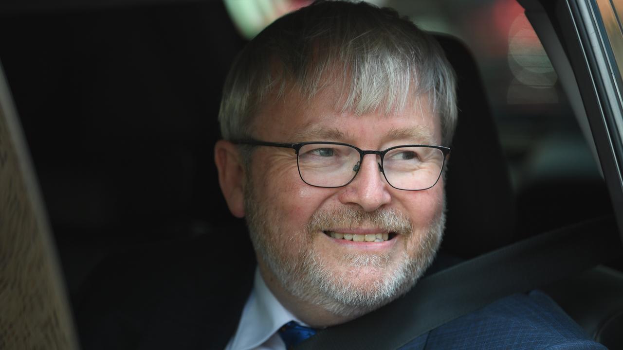 Former PM Kevin Rudd joined the campaign trail for Labor candidates in Sydney on Tuesday. Picture: AAP Image/Dean Lewins 