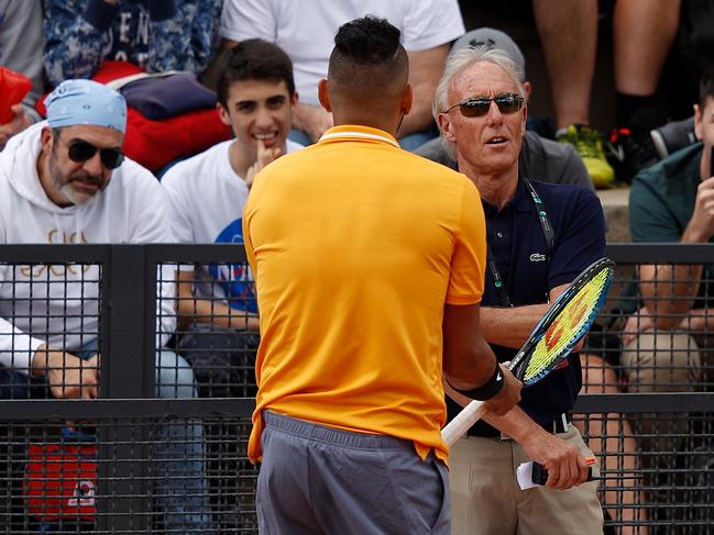 The game in question where Kyrgios was disqualified.