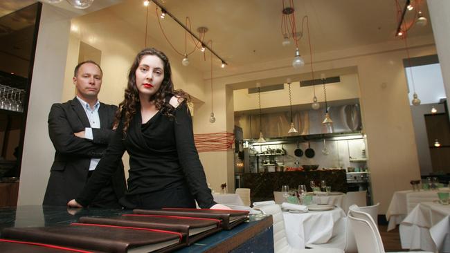 Zahava Elenberg with Callum Fraser in 2005. Picture: David Crosling