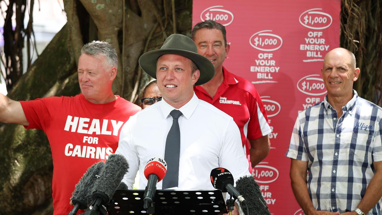 Premier Steven Miles in Cairns. Pic: Adam Head