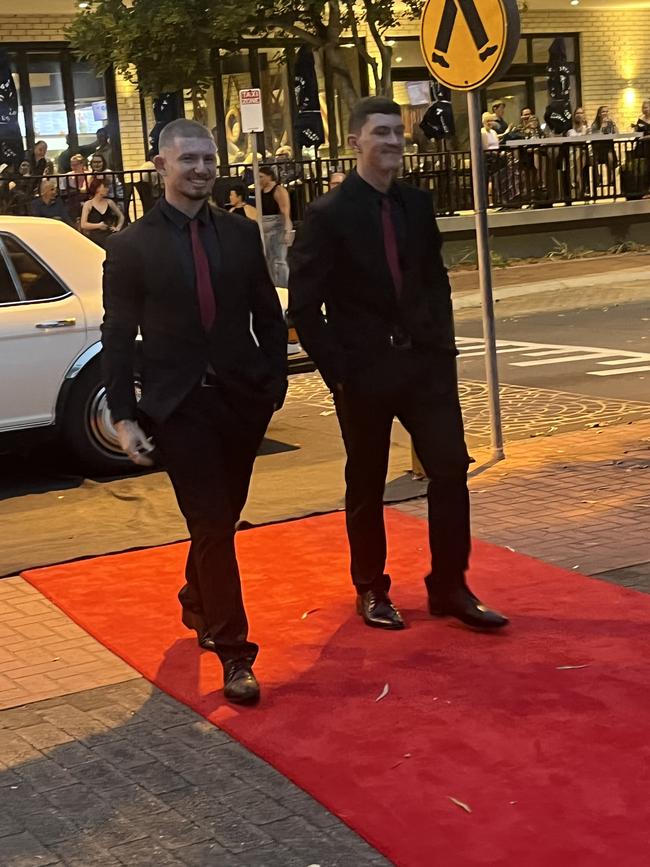 The students of Urangan State High School arrive at their formal.