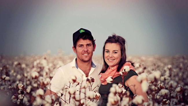 NEW OPPORTUNITY: Warrick and Danielle Stent-Smith on the "Roper View” property, 25km northeast of Emerald, where they have begun growing dryland cotton. Picture: Contributed