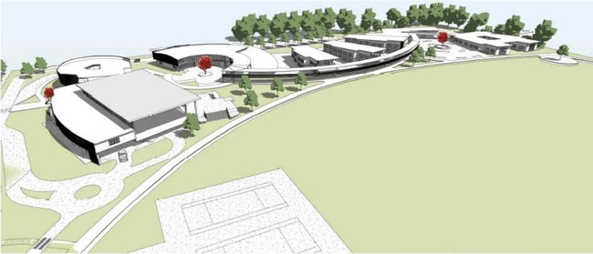 A new Catholic co-ed high school will be built at Fitzgibbon. Image: DTS Group Qld Pty Ltd report