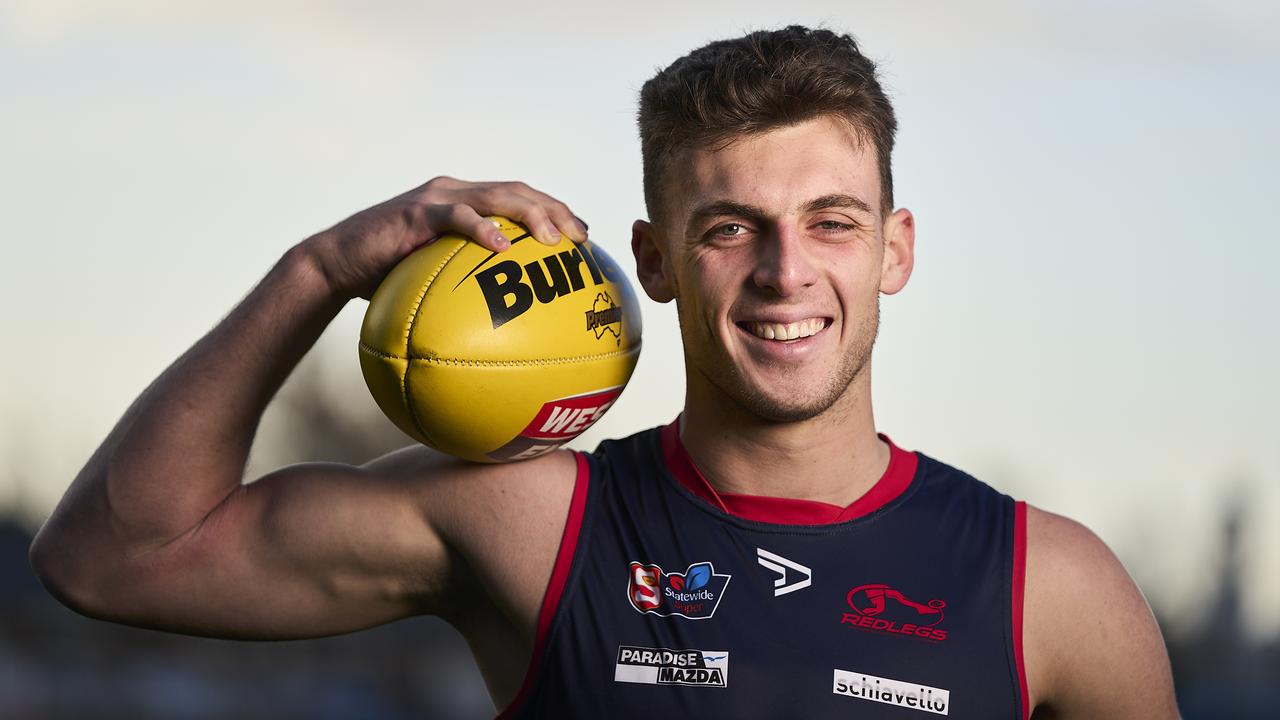 Top AFL mid-season draft prospect Jackson Callow. Picture: MATT LOXTON