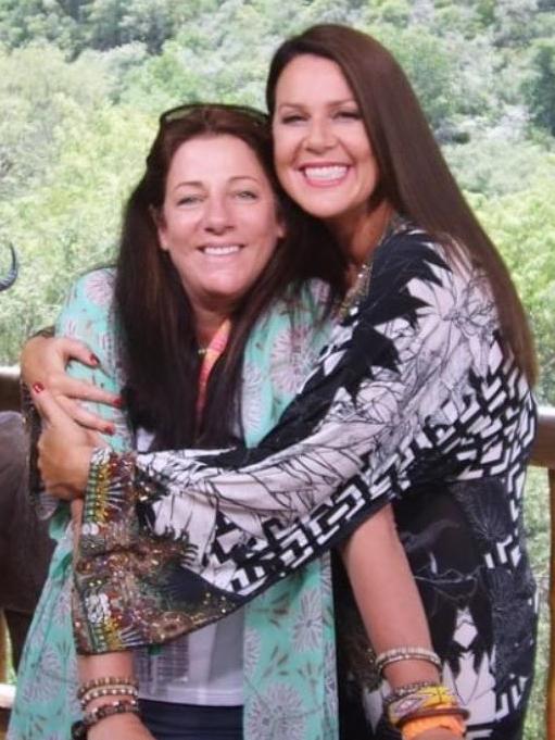 Monique Lisa with Julia Morris on set of I’m A Celebrity … Get Me Out Of Here! in South Africa. Instagram