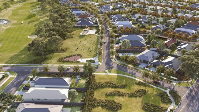 Images of Burke Urban's Newbridge development at Murray Bridge. Pictures: Supplied.