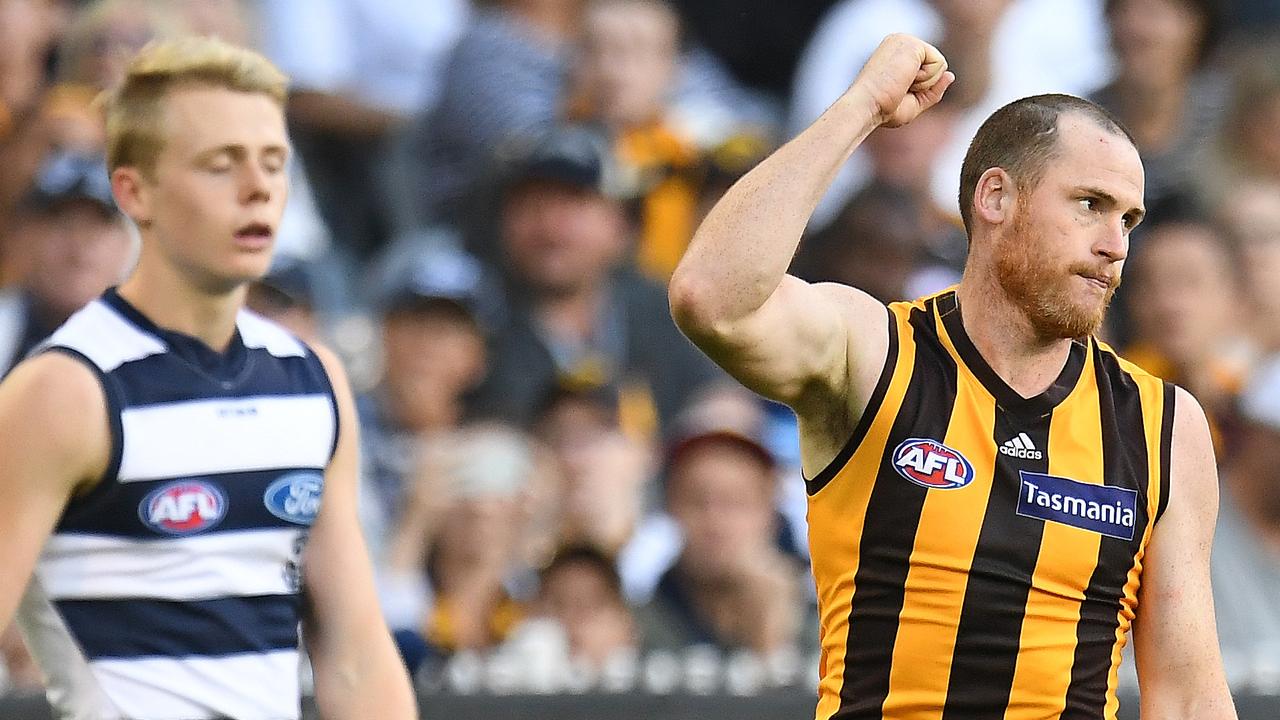 Geelong secures tough win over Hawthorn in Easter Monday AFL at MCG