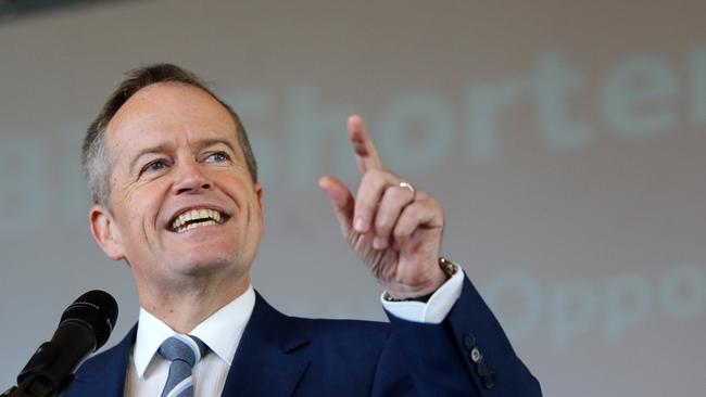 Opposition Leader Bill Shorten during his keynote address during the Labor State Conference at George Town. Picture: Chris Kidd