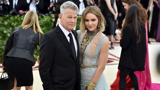 Katharine McPhee and David Foster started as colleagues, then friends – now they’re married. Picture: Getty