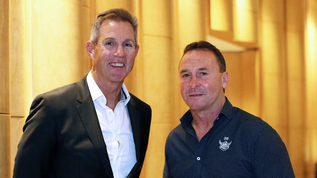 Raiders CEO Don Furner and coach Ricky Stuart have had an eventful week. Picture: Nikki Short