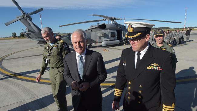 Australian Prime Minister Malcolm Turnbull has highlighted the need for greater cyber defences. Picture: AAP Image/Lukas Coch