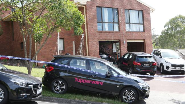 The tragedy occurred at a Tupperware party. Picture: David Crosling