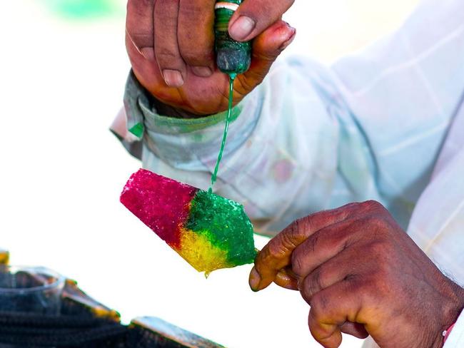 Iced gola is the hottest street food dessert in India and across South Asia.