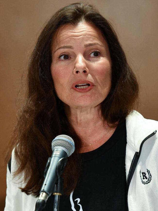 Fran Drescher has expressed her disappointment at the Democratic Party over its election loss. Picture: Chris Delmas / AFP