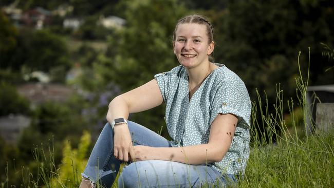 Mia Canny, who completed Year 12 at Belgrave Heights Christian School, awaits her ATAR score due out on 30 December. Picture: Ian Currie