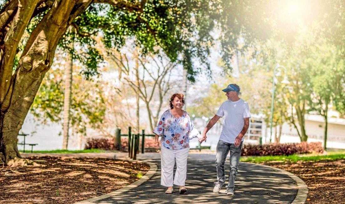 Kerry Springer (pictured with husband Reon) is currently recovering from surgery after a stroke turned out to be an infection in her brain. Picture: Contributed