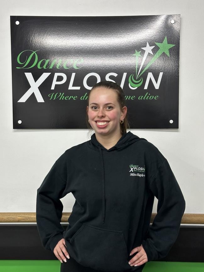 Dance Xplosion cheerleader Haley Paterson, 17. Picture: Supplied