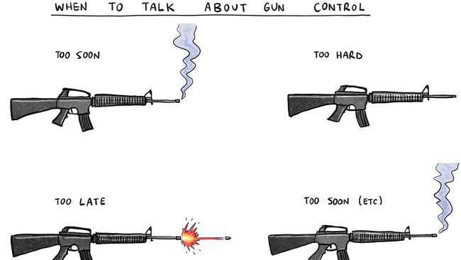 Shooting the breeze: Cartoon by Jon Kudelka