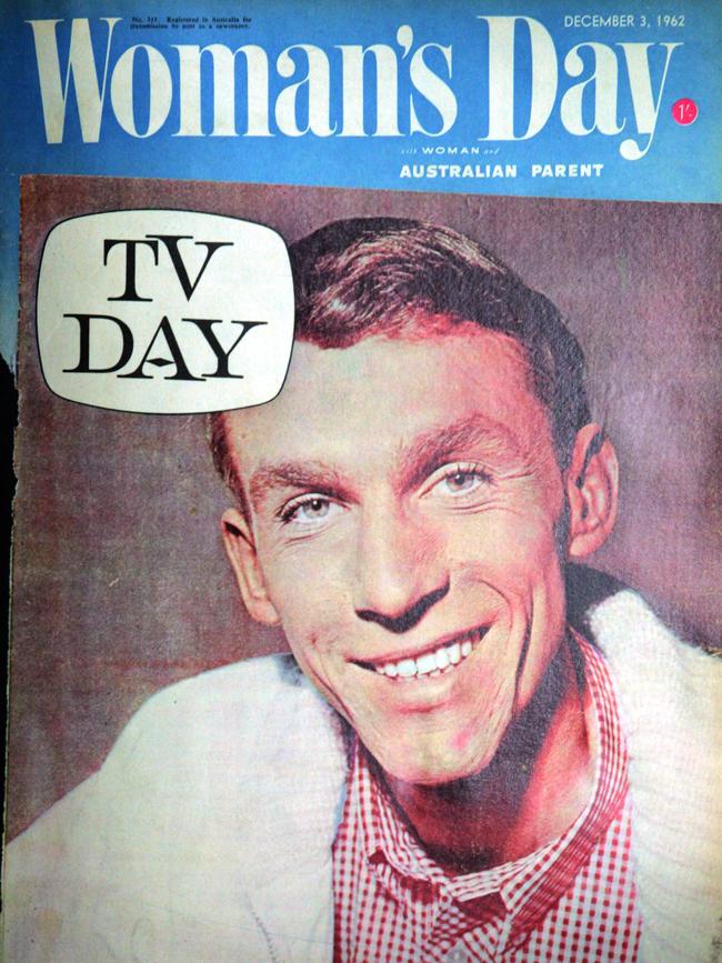 John Laws on the cover of Woman’s Day in 1962.