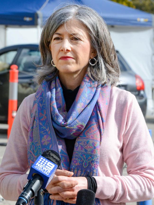 Chief Health Officer Professor Nicola Spurrier. Picture: Brenton Edwards