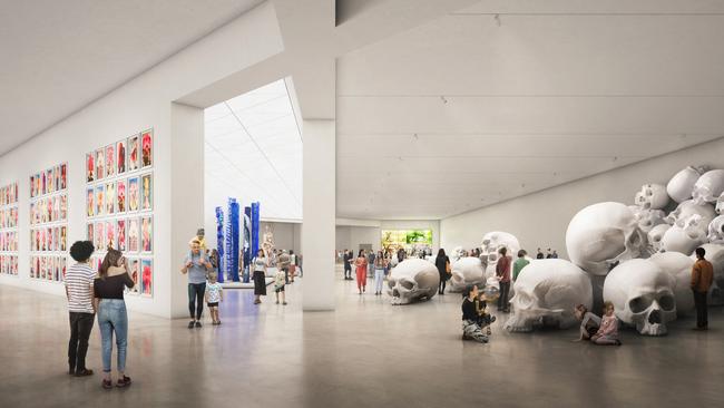 The new gallery was gifted $100m by Lindsay and Paula Fox.