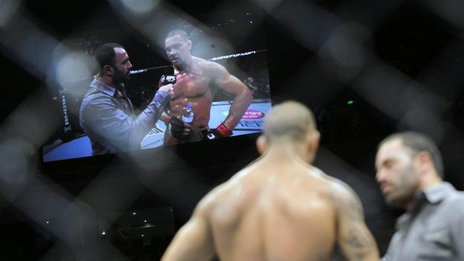 Te Huna was victorious in the first UFC fight on Australian soil.