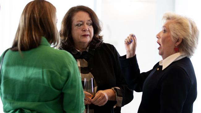 Wendy Harmer (middle) with Jane Caro and Sarah Hanson-Young at the Women of the Future awards in 2022. Picture: NCA NewsWire/Nikki Short